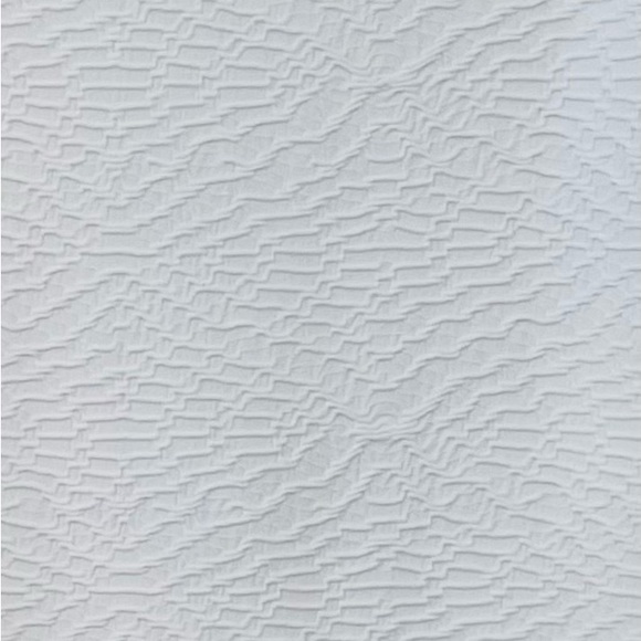 CALVIN KLEIN- NWT, Sz 6 Sleeveless, Solid White Dress With Textured Pattern - Picture 3 of 12